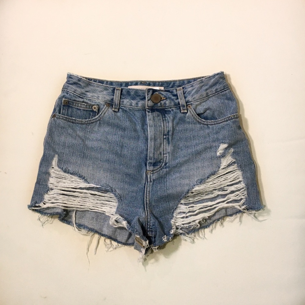Cutoff Denim Shorts